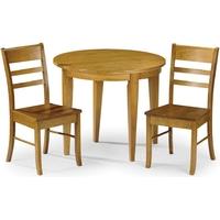 Julian Bowen Consort Dining Set - Flip Top with 2 Chairs