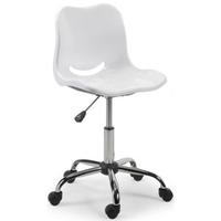 julian bowen white swivel chair