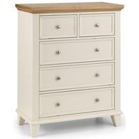 Julian Bowen Portland Chest of Drawer - 3+2 Drawer