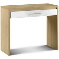 julian bowen stockholm white dressing table 1 drawer