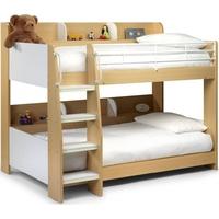 julian bowen domino maple and white bunk bed