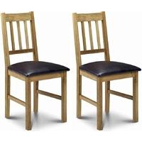 Julian Bowen Coxmoor Oak Dining Chair (Pair)