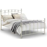 julian bowen sophie white metal bed