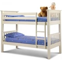 Julian Bowen Barcelona Stone White Bunk Bed