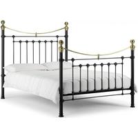 julian bowen victoria black metal bed