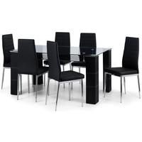 Julian Bowen Greenwich Dining Set - with 6 Chair