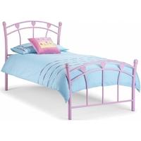 Julian Bowen Jemima Pink Metal Bed