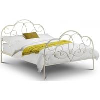 Julian Bowen Arabella White Metal Bed