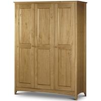 Julian Bowen Kendal Pine Wardrobe - 3 Doors