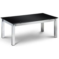 Julian Bowen Tempo Coffee Table - Black Glass