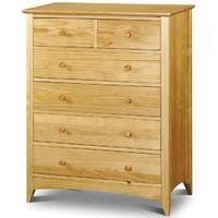 julian bowen kendal pine chest of drawer 4 2 drawers