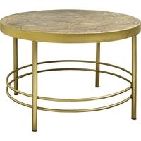 Jungle Gold Marble Round Coffee Table