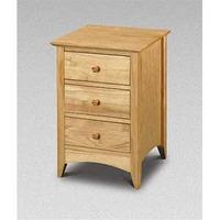 julian bowen kendal 3 drawer bedside table