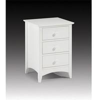 julian bowen cameo 3 drawer bedside table