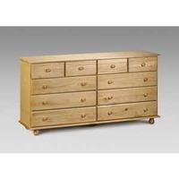 Julian Bowen Pickwick 10 Drawer Chest