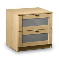 julian bowen strada 2 drawer bedside