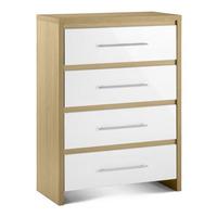 Julian Bowen Stockholm 4 Drawer Chest