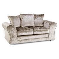 jupiter velvet 2 seater sofa mink