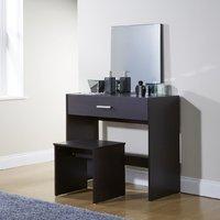 julia dressing table set in espresso