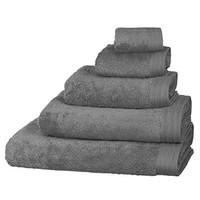 just contempo egyptian cotton super sheet towel grey