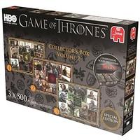 jumbo games game of thrones jigsaw puzzles 3 x 500 piece