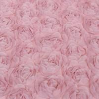Just Contempo Rose Ruffles Duvet Cover Set, Super King, Pink