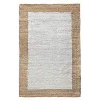 jute border rug