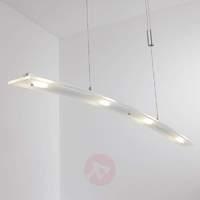 juna led pendant lamp with glass shade 98 cm