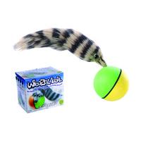 Jumping Weazel Ball With Tail Cat Toy