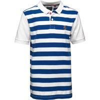 Junior Luke 9 Dream Printed Polo White/Lux Royal