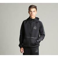 Junior Carbony Poly Zip Hooded Top