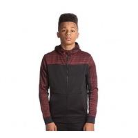 junior merton panel poly hooded top