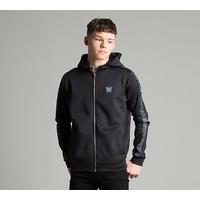 Junior Full Zip Poly Hooded Top