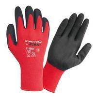 Juba ECO-NIT 111801 (Size 8 - Medium) Nitrile Foam Coated Gloves (Red/Black)