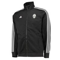 Juventus 3 Stripe Track Top Black