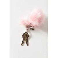 juicy couture pink pompom keychain pink