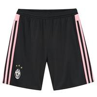 Juventus Away Shorts 2015/16 Kids Black