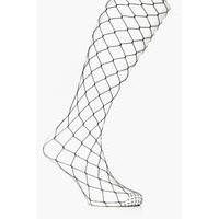 Julia Oversized Fishnet Tight - black