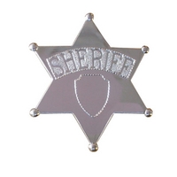 Jumbo Sheriff Star Badge