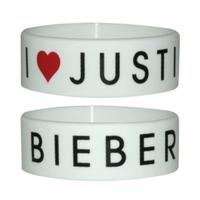 Justin Bieber - I Heart Wrist Band