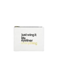 Just Wing It Makeup Pouch