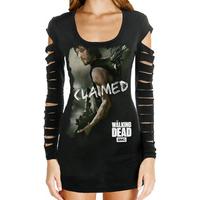 Juniors Long Sleeve: The Walking Dead - Claimed Laser Cut Cover Up