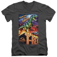 Jurassic Park - Rex In The City V-Neck