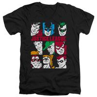 justice league nine blocks of justice v neck