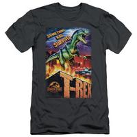jurassic park rex in the city slim fit