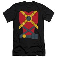 justice league red robin costume tee slim fit