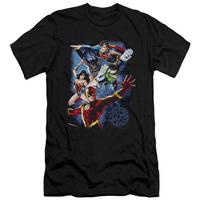 Justice League - Galactic Attack Color (slim fit)