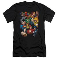 Justice League - The League\'s All Here (slim fit)