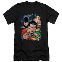 Justice League - Up Close And Personal (slim fit)