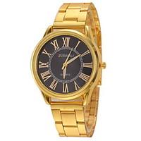 jubaoli mens classic dial gold steel band quartz wristwatch cool watch ...